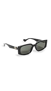 Gucci レディース　サングラス ブラック Gucci Women's GG1534S Sunglasses, Black-Black-Grey, One Size